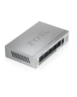 Alternative view of Zyxel Switch GS1005-HP 5 Port Gigabit PoE + unmanaged desktop 60W