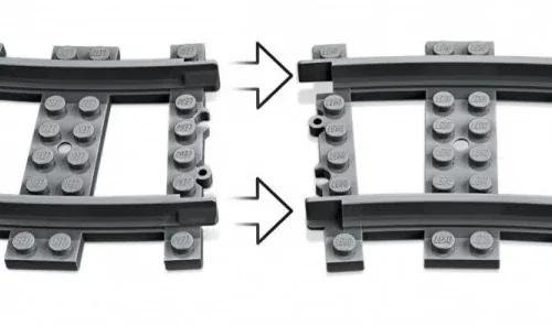 LEGO Blocks City Switch Tracks