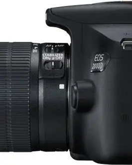Alternative view of Canon Aparat lustrzanka EOS 2000D черен + Obiektyw 18-55 IS + Akumulator LP-E10 EU26 2728C010