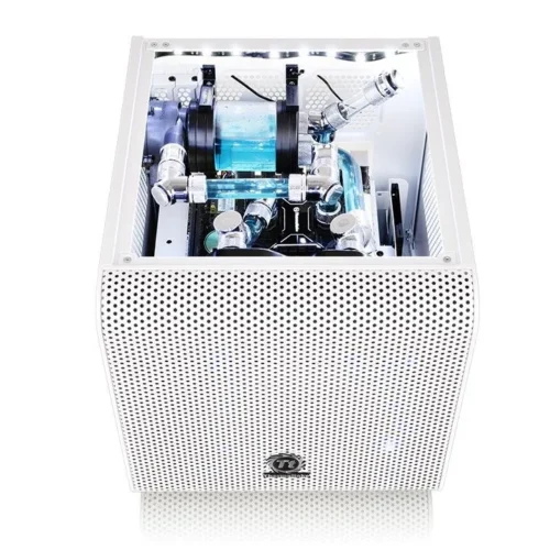 Alternative view of Thermaltake кутия за компютър Core V1 MiniITX Window - Snow Edition