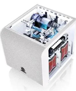 Thermaltake кутия за компютър Core V1 MiniITX Window – Snow
