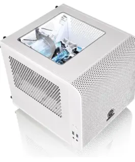 Thermaltake кутия за компютър Core V1 MiniITX Window – Snow
