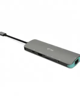 i-tec USB-C Metal Nano Docking Station 1x HDMI 4K Ultra HD 3840 x 2016 @ 30Hz 1x SD reader 1x micro SD reader 1x Ethernet GLAN RJ-45 1x