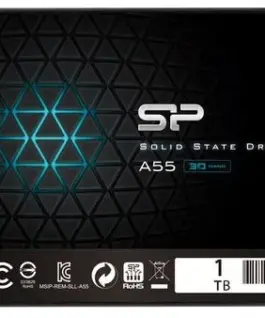 Silicon Power SSD drive Slim Ace A55 1TB 25 inch SATA3 500/450 MB/s 7mm