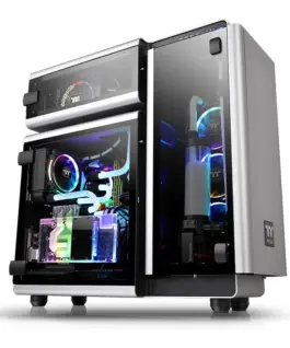 Alternative view of Thermaltake кутия за компютър LEVEL 20 RGB Riing Plus E-ATX Full Tower T.Glass - Space Gray