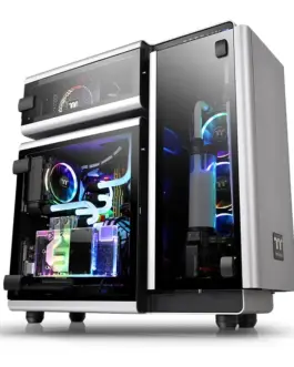 Alternative view of Thermaltake кутия за компютър LEVEL 20 RGB Riing Plus E-ATX Full Tower T.Glass - Space Gray
