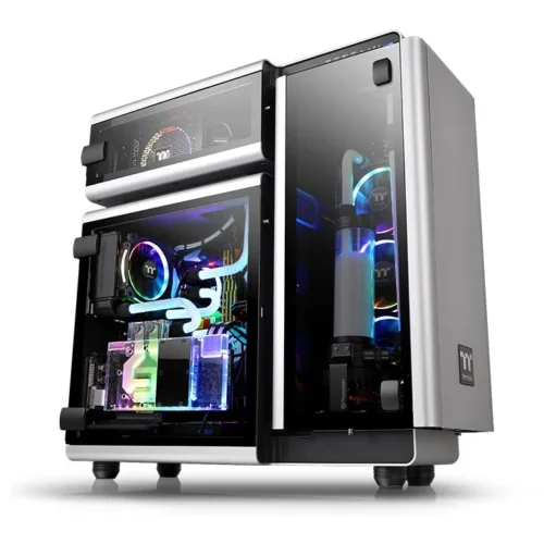Alternative view of Thermaltake кутия за компютър LEVEL 20 RGB Riing Plus E-ATX Full Tower T.Glass - Space Gray