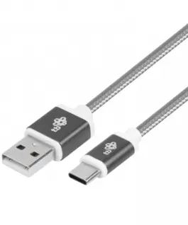 TB кабел USB - USB C 1.5 m gray tape