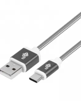 TB кабел USB - USB C 1.5 m gray tape