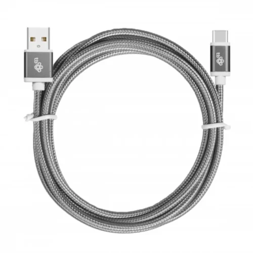TB кабел USB – USB C 1.5 m gray tape