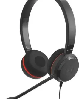 Jabra Evolve20 Stereo MS + Leatherette Ear Cushi