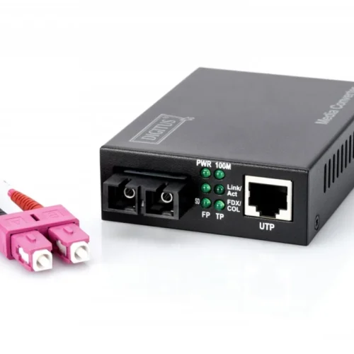 Alternative view of Digitus Media конвертор MM 100Base-T X to 100Base-FX SC 2km