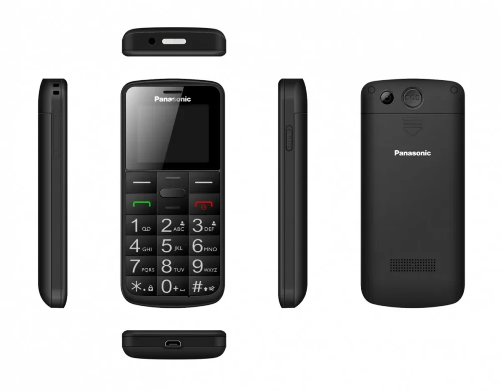 Panasonic Mobile phone for senior KX-TU110 черен