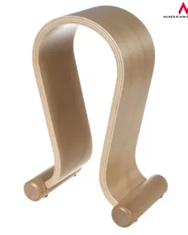 Alternative view of Maclean слушалки Stand Wooden Light Oak MC-815O