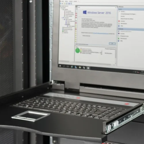 Digitus LCD Console 17inch KVM touchpad US keyboard