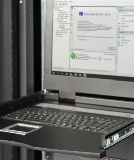 Digitus LCD Console 19inch touchpad US keyboard