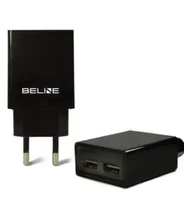 Beline Travel зарядно 2x USB + USB-C 2A черен