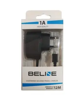Beline Travel зарядно microUSB 1A черен