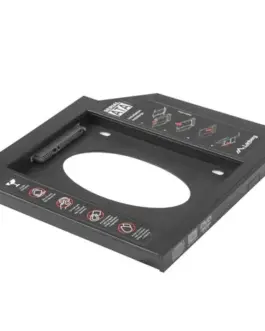 Alternative view of Lanberg Slim Mounting Frame for 2,5 inch. drive to 5,25 inch.