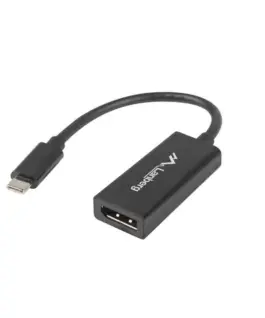 Lanberg адаптер USB CM - Displayport F 15cm черен