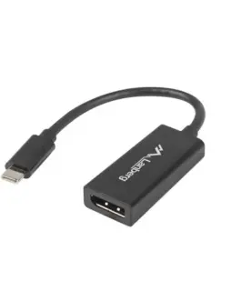 Lanberg адаптер USB CM - Displayport F 15cm черен