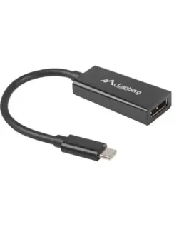 Alternative view of Lanberg адаптер USB CM - Displayport F 15cm черен