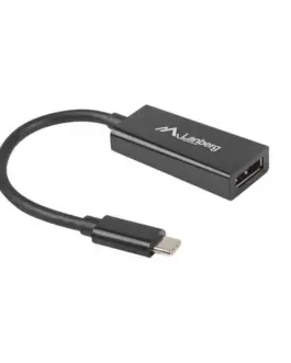 Alternative view of Lanberg адаптер USB CM - Displayport F 15cm черен