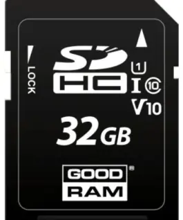 GOODRAM SD card 32GB Class 10 UHS I