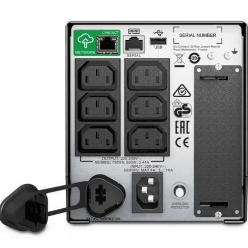 APC SMT750IC Smart-UPS 750VA 500W Tower SmartConnect