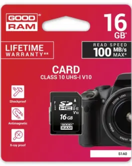 GOODRAM SD card 16GB Class 10 UHS I