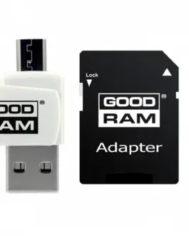 Alternative view of GOODRAM microSDHC card 16GB CL10 + адаптер + reader