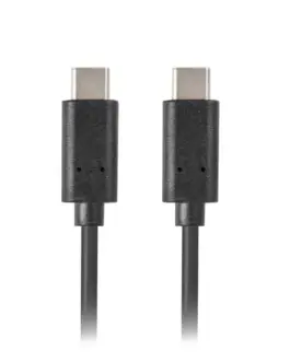 Alternative view of Lanberg USB-C кабел M/M 2.0 1m черен