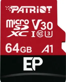 Alternative view of Patriot #Karta microSDXC PATRIOT 64GB V30