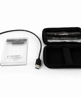 Gembird External casing 2.5 USB 3.0 прозрачен