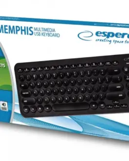 Alternative view of Esperanza Multimedia Wiчервен USB клавиатура MEM
