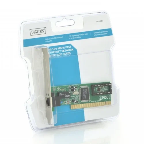 Digitus PCI network card for Fast Ethernet 10 / 100Mbps