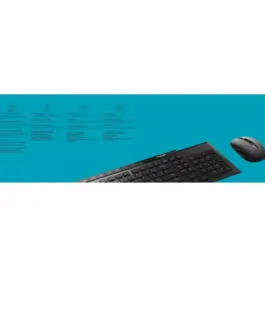 RAPOO Wireless Opticalкомплект Rapoo 8200M UI черен