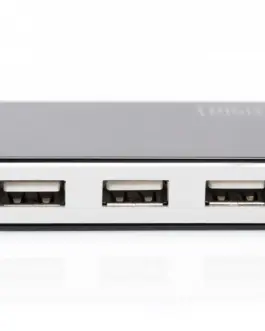Alternative view of Digitus HUB 7-port USB2.0, incl. захранващ блок, черен