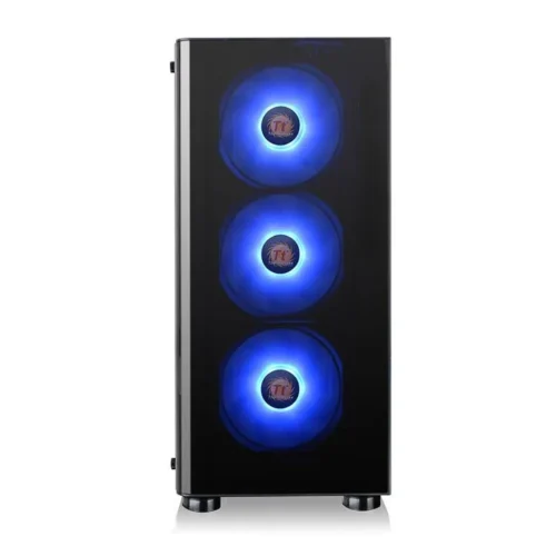 Thermaltake кутия за компютър V200 Tempeчервен Glass RGB