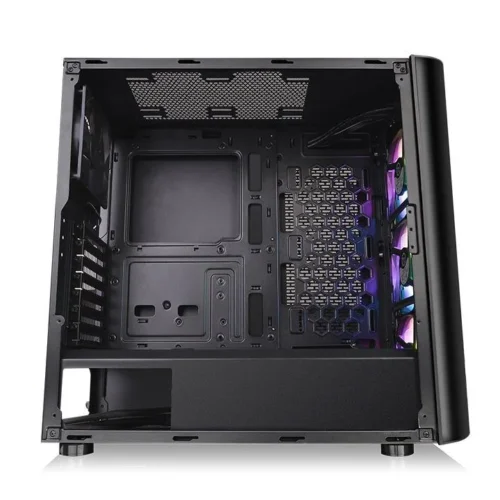 Thermaltake кутия за компютър View 23 Tempeчервен Glass ARGB
