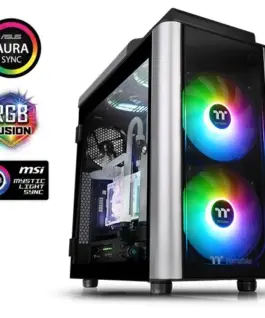 Thermaltake кутия за компютър Level 20 GT ARGB E-ATX Full Tower Tempeчервен Glass -