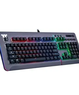 Thermaltake Gaming клавиатура Level 20 RGB Titanium Cherry MX Blue