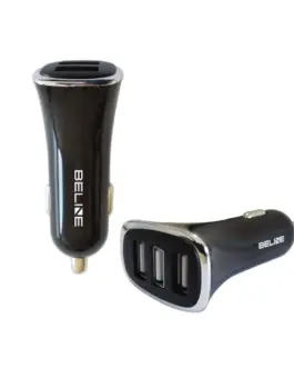 Beline зарядно за кола 3xUSB 4A черен