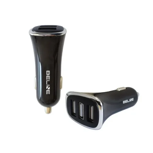Beline зарядно за кола 3xUSB 4A черен