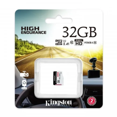 Alternative view of Kingston microSD card 32GB Endurance 95/30MB/s C10 A1 UHS-I