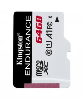 Kingston microSD card 64GB Endurance 95/30MB/s C10 A1 UHS-I