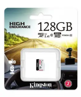 Alternative view of Kingston MicroSD card 128GB Endurance 95/45MB/s C10 A1 UHS-I