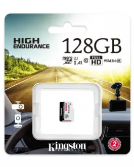 Alternative view of Kingston MicroSD card 128GB Endurance 95/45MB/s C10 A1 UHS-I