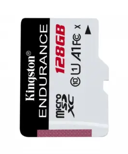 Kingston MicroSD card 128GB Endurance 95/45MB/s C10 A1 UHS-I