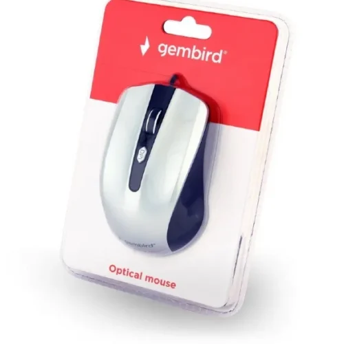 Gembird Optical mouse USB черен-silver